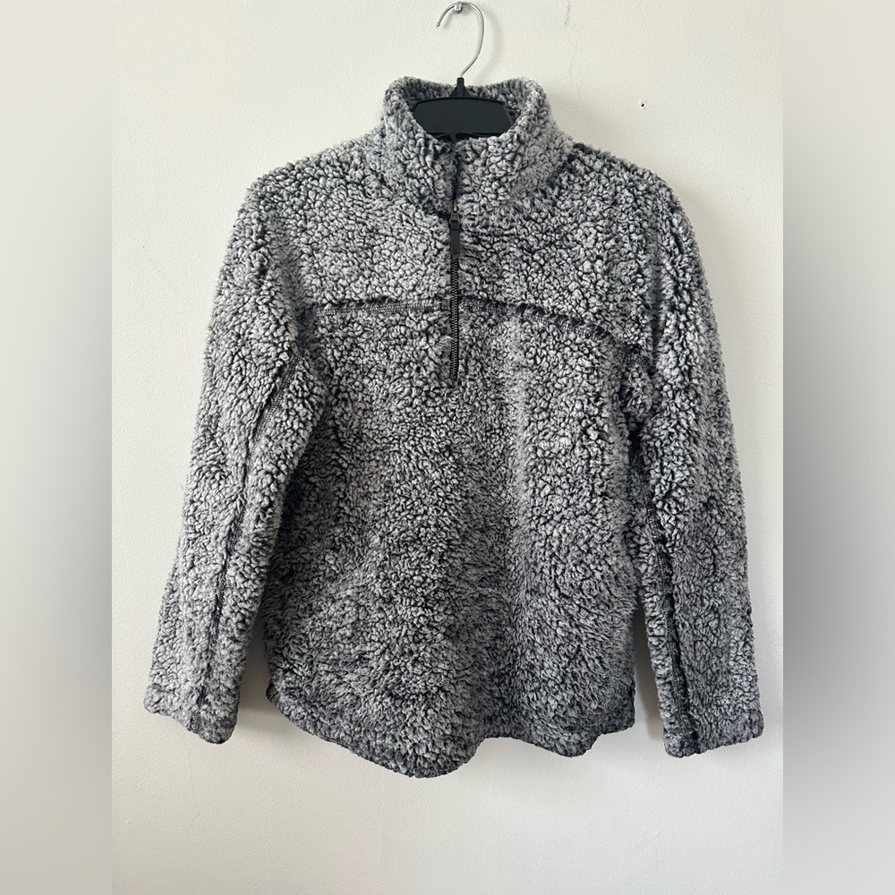 Eloide Quarter-zip Mockneck Sherpa Sweater